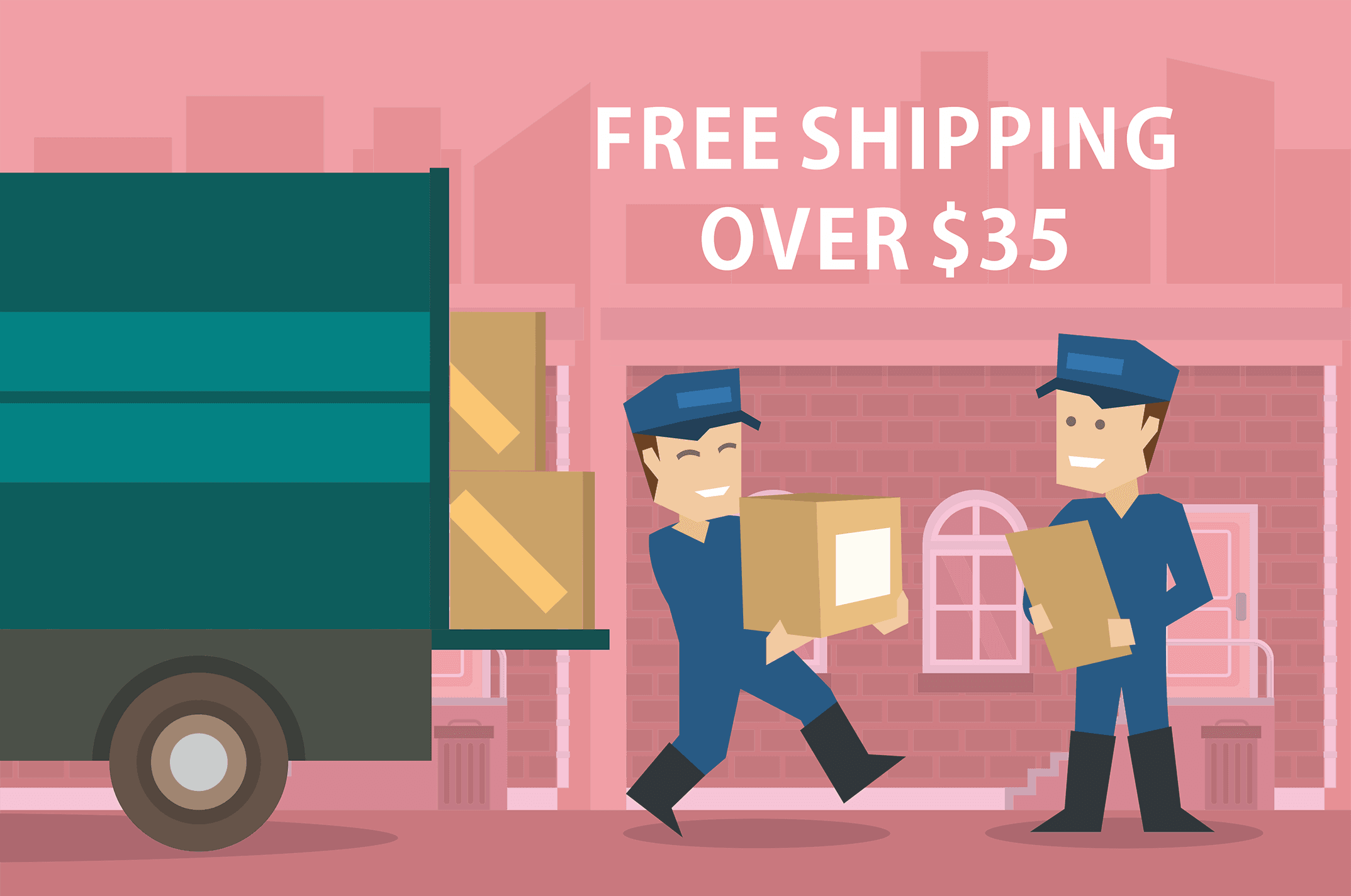 Free shipping over 35 cropped